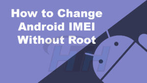 change android imei number